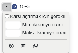 Bahis Şirketleri Menüsü